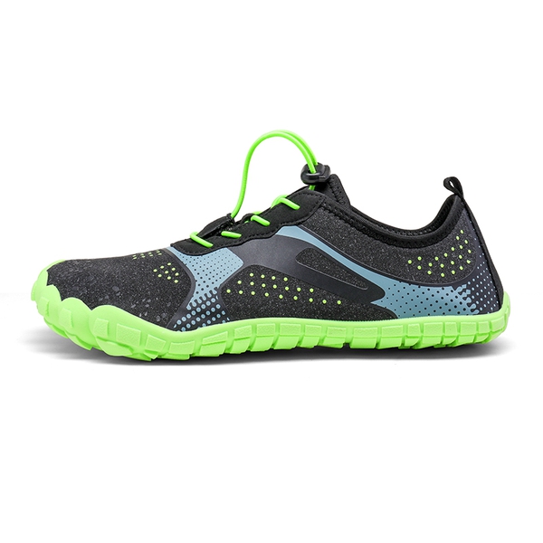 Men's Lightweight Water Shoes - BLACK NEON GREEN - 1